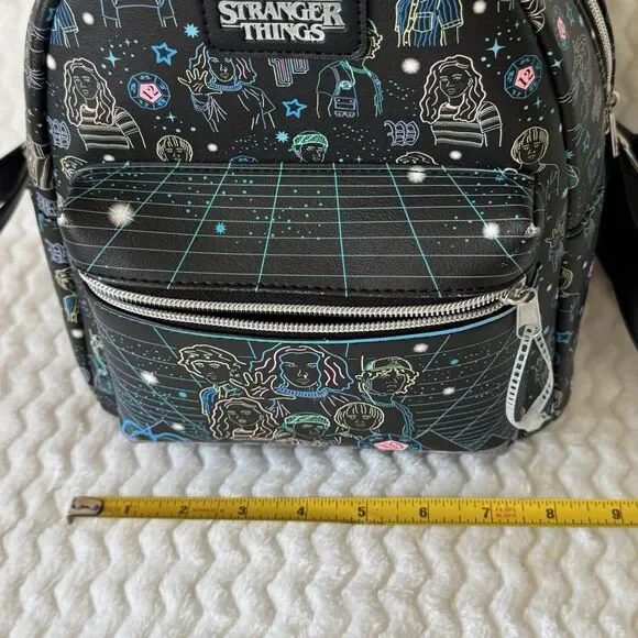 Funko Stranger Things Mini Backpack Blacklight & Neon EUC - Picture 12 of 13